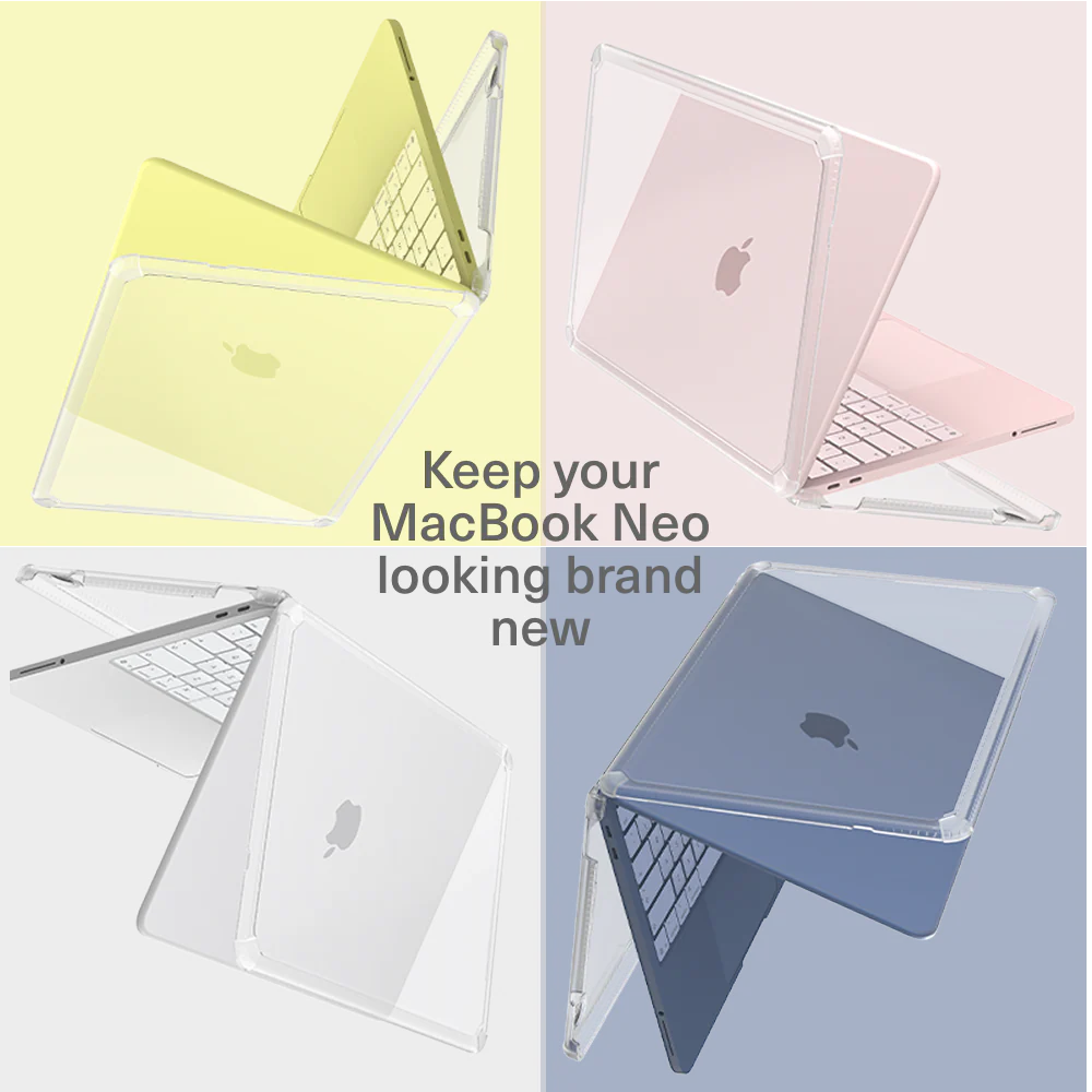 Tough Protective Clear Case For MacBook Neo - Image 2