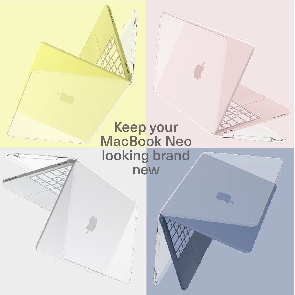 Slim Protective Clear Case For MacBook Neo - Image 2