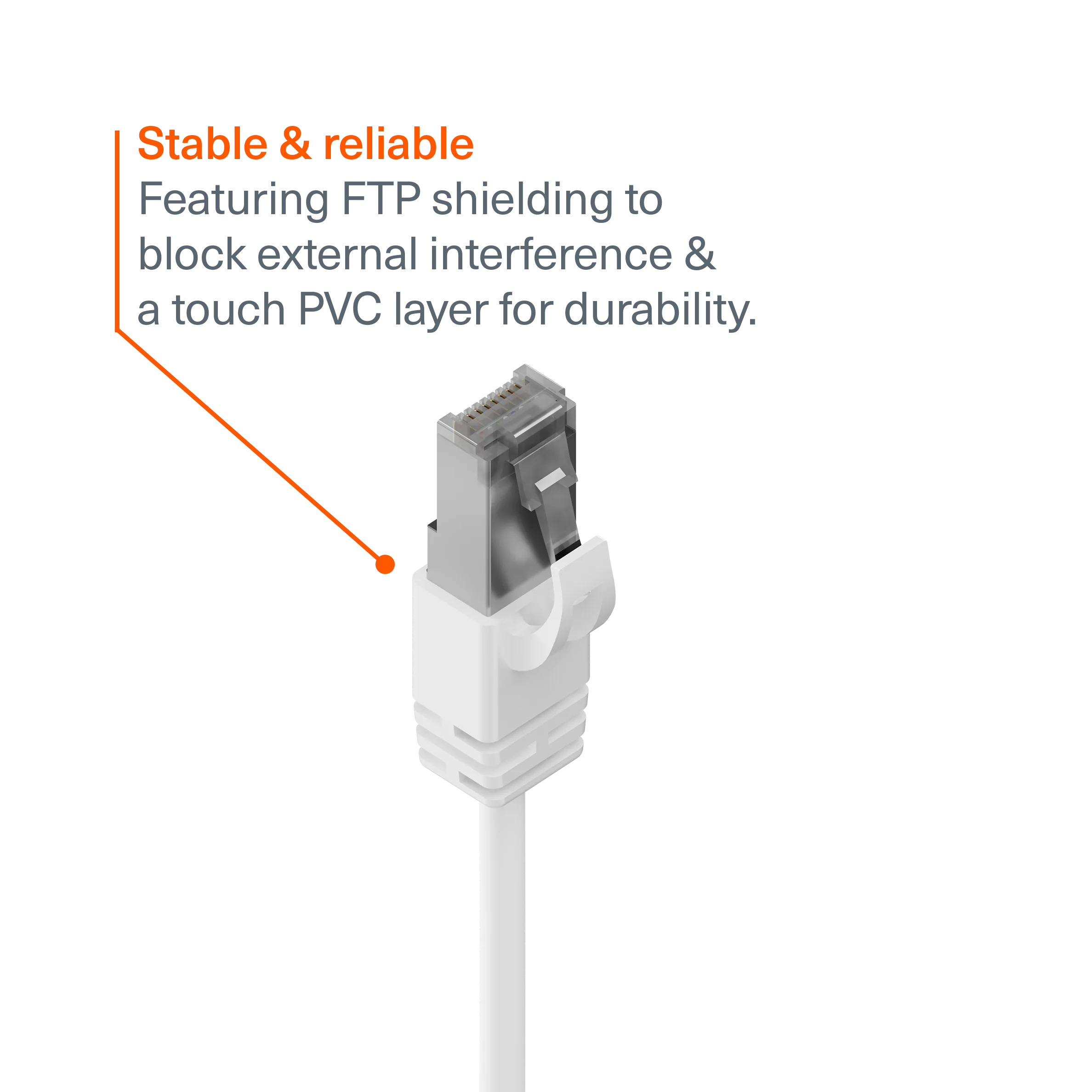 CAT6 RJ45 Gigabit Ethernet Cable - 3M - Image 3