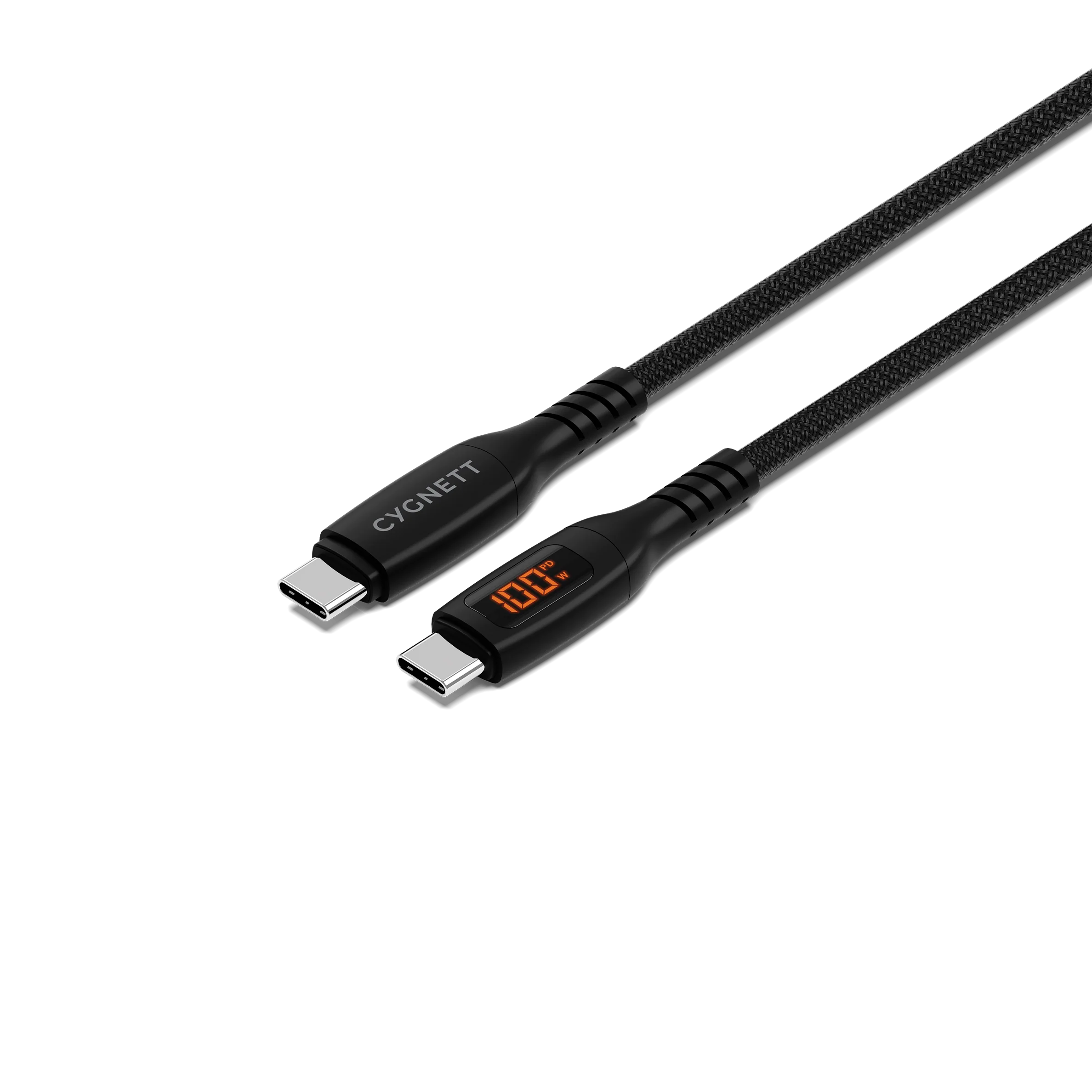 100W USB-C to USB-C LED Cable - 50CM