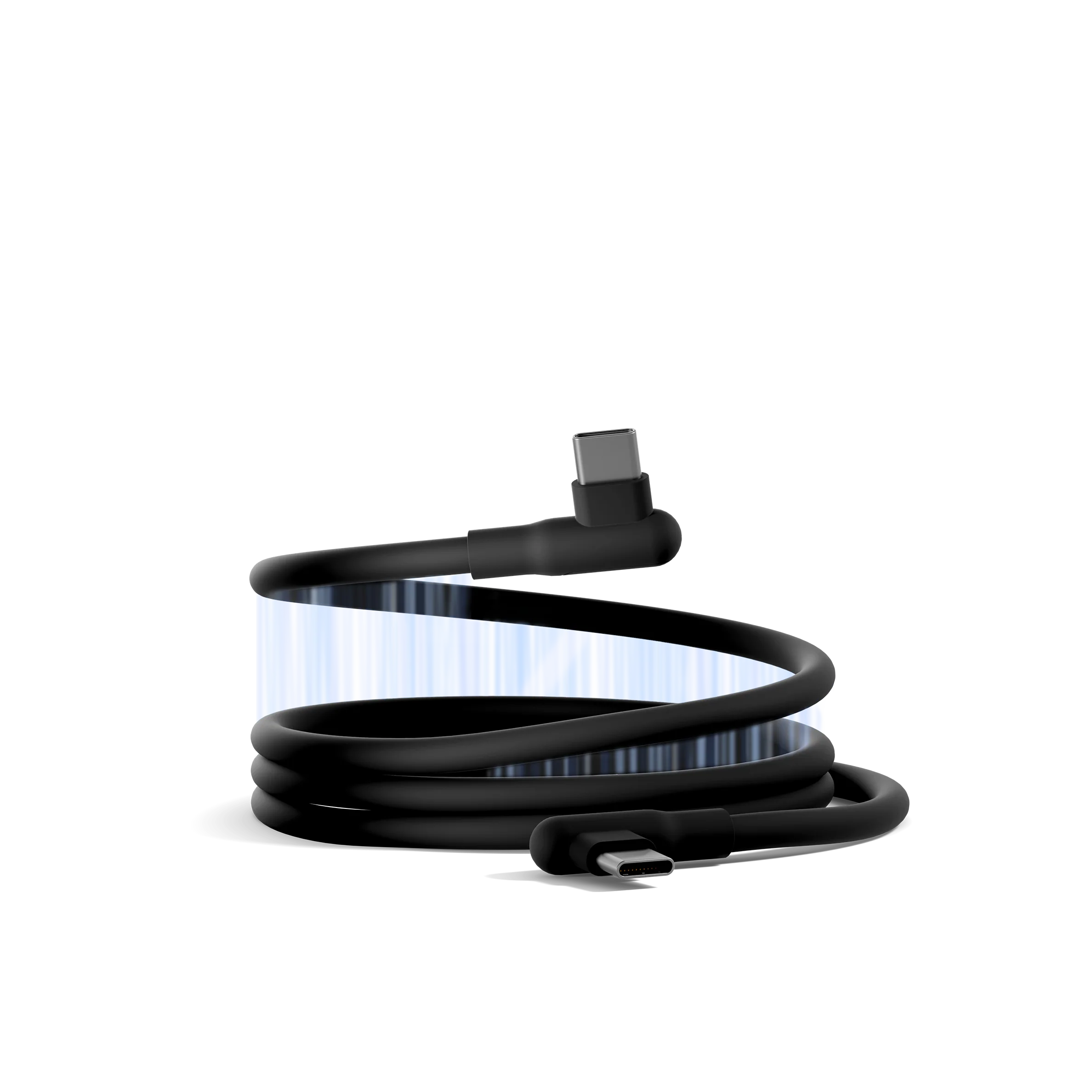 Right Angle USB-C to USB-C Magnetic Cable - 70CM