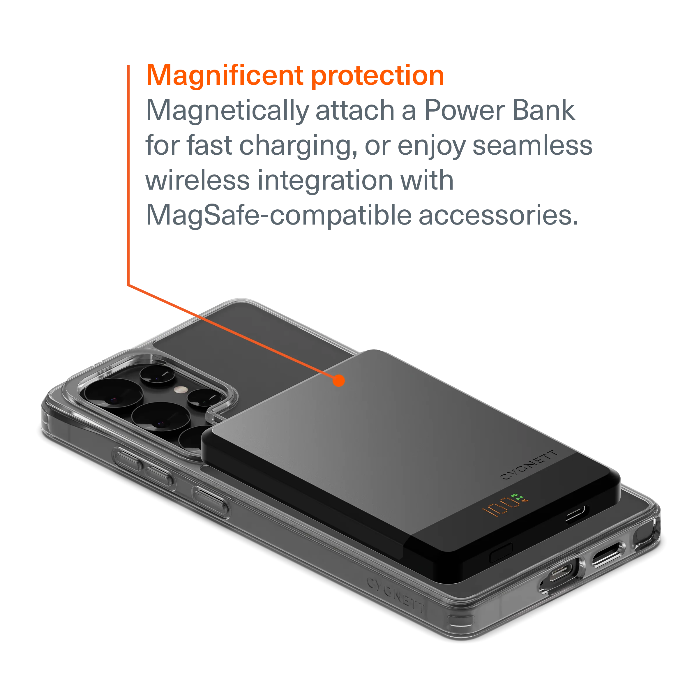 Clear Magnetic Case Samsung Galaxy S25 Ultra - Image 2