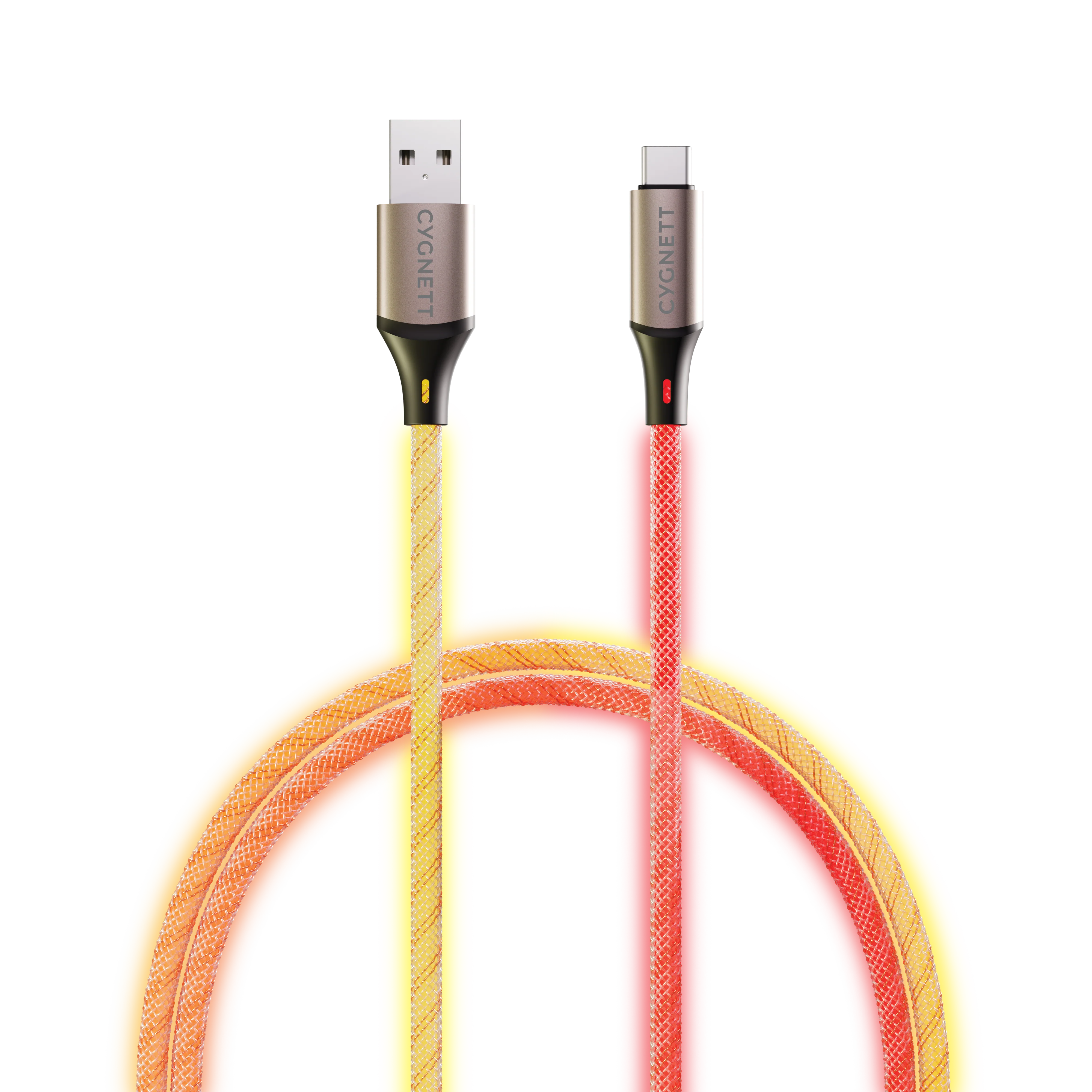 USB-C to USB-A Light Up Cable - 1.2M