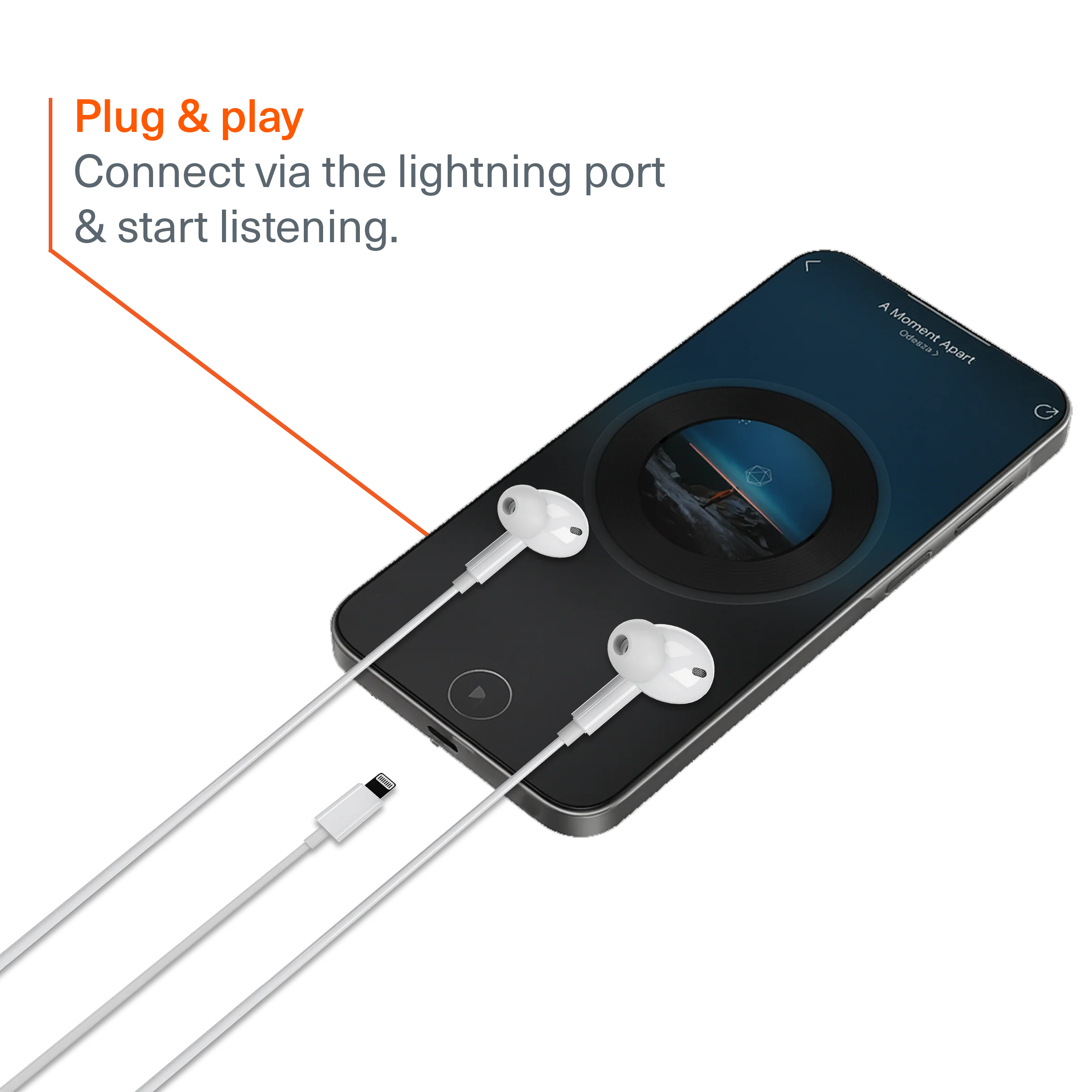 In-Ear Wired Earphones Lightning - Image 2