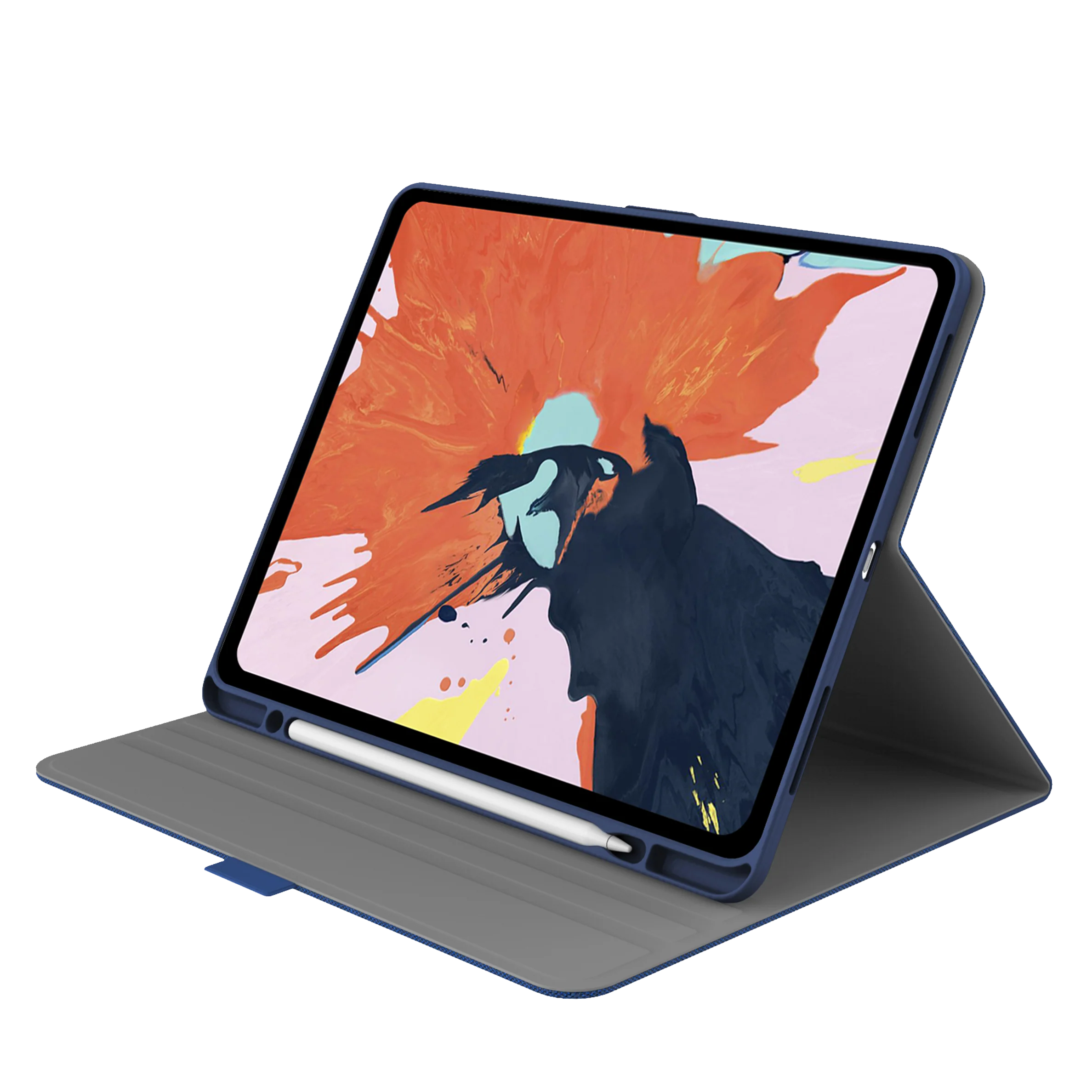 iPad Pro 12.9" (2018) Slim Case with Apple Pencil Holder - Navy