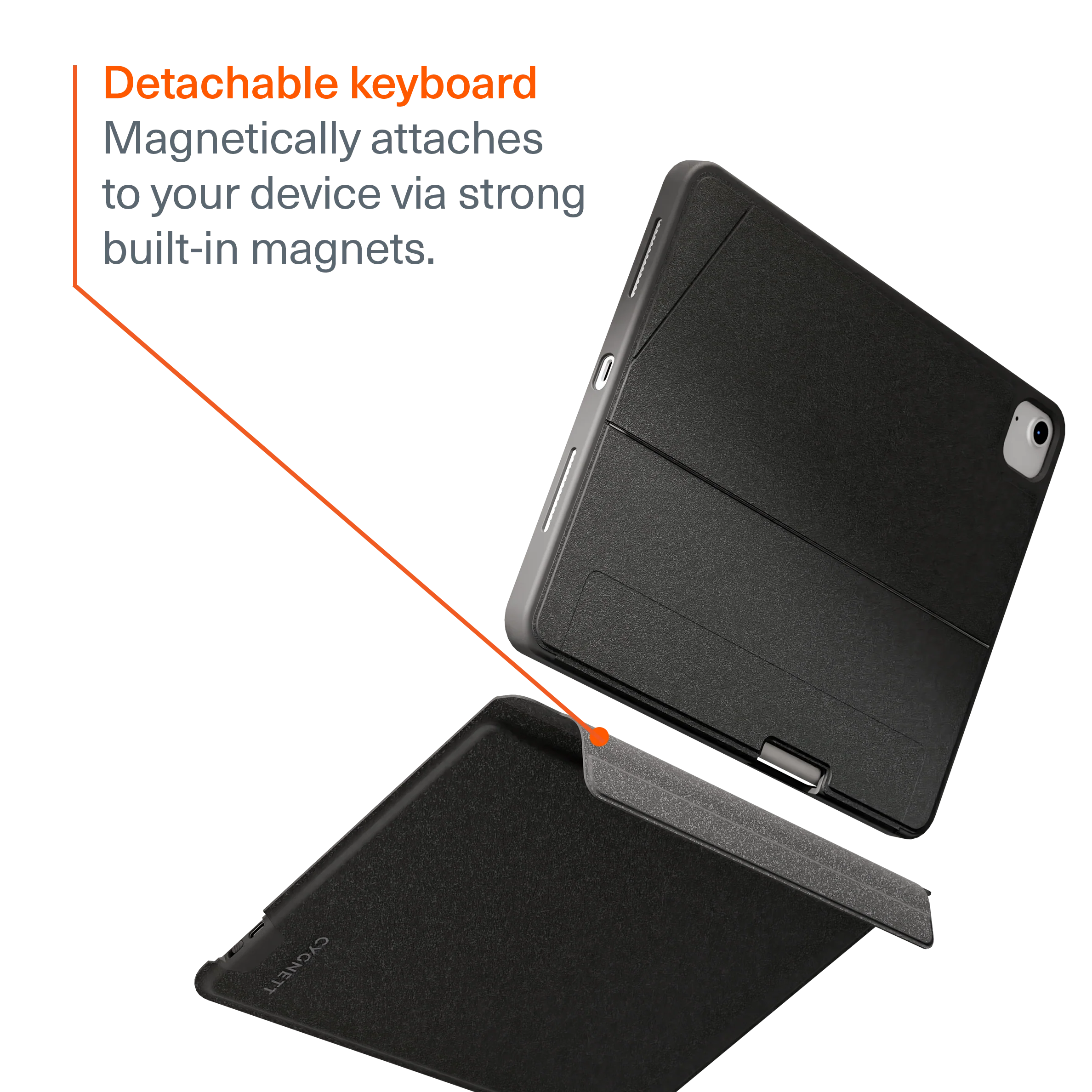 Magnetic Wireless Keyboard Case For iPad Air M4-M3-M2 13” - Image 2