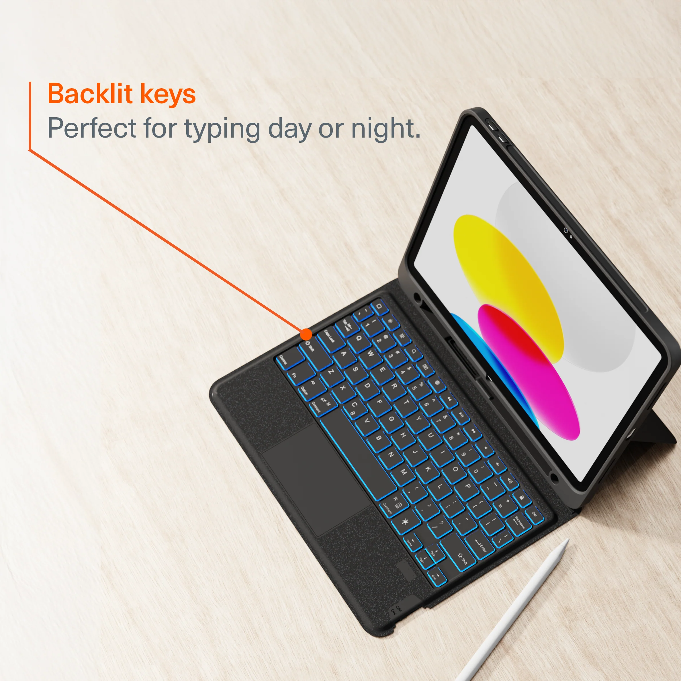Magnetic Wireless Keyboard Case For iPad A16 11” - Image 4