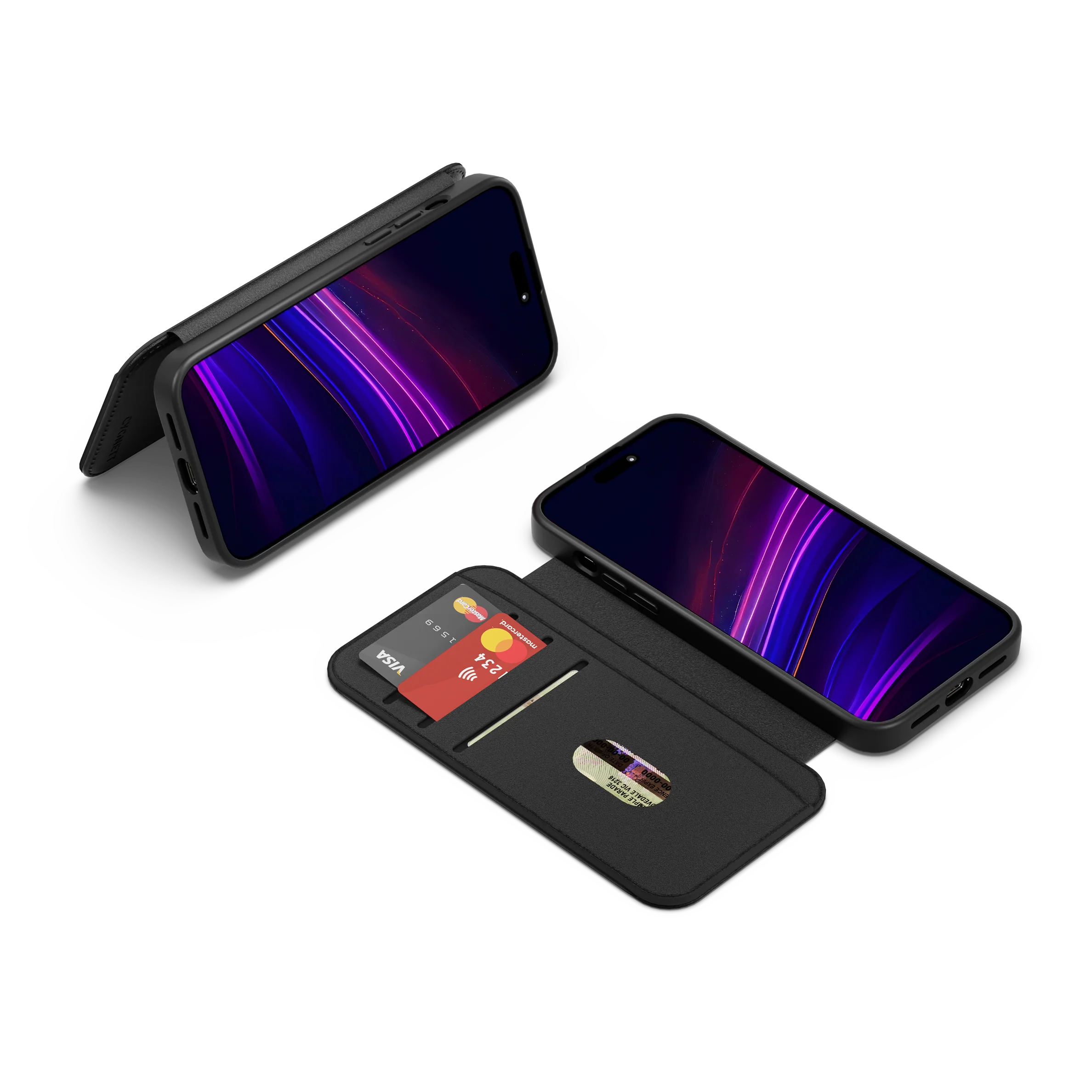 Leather Wallet Case for iPhone 16 Pro Max - Image 2