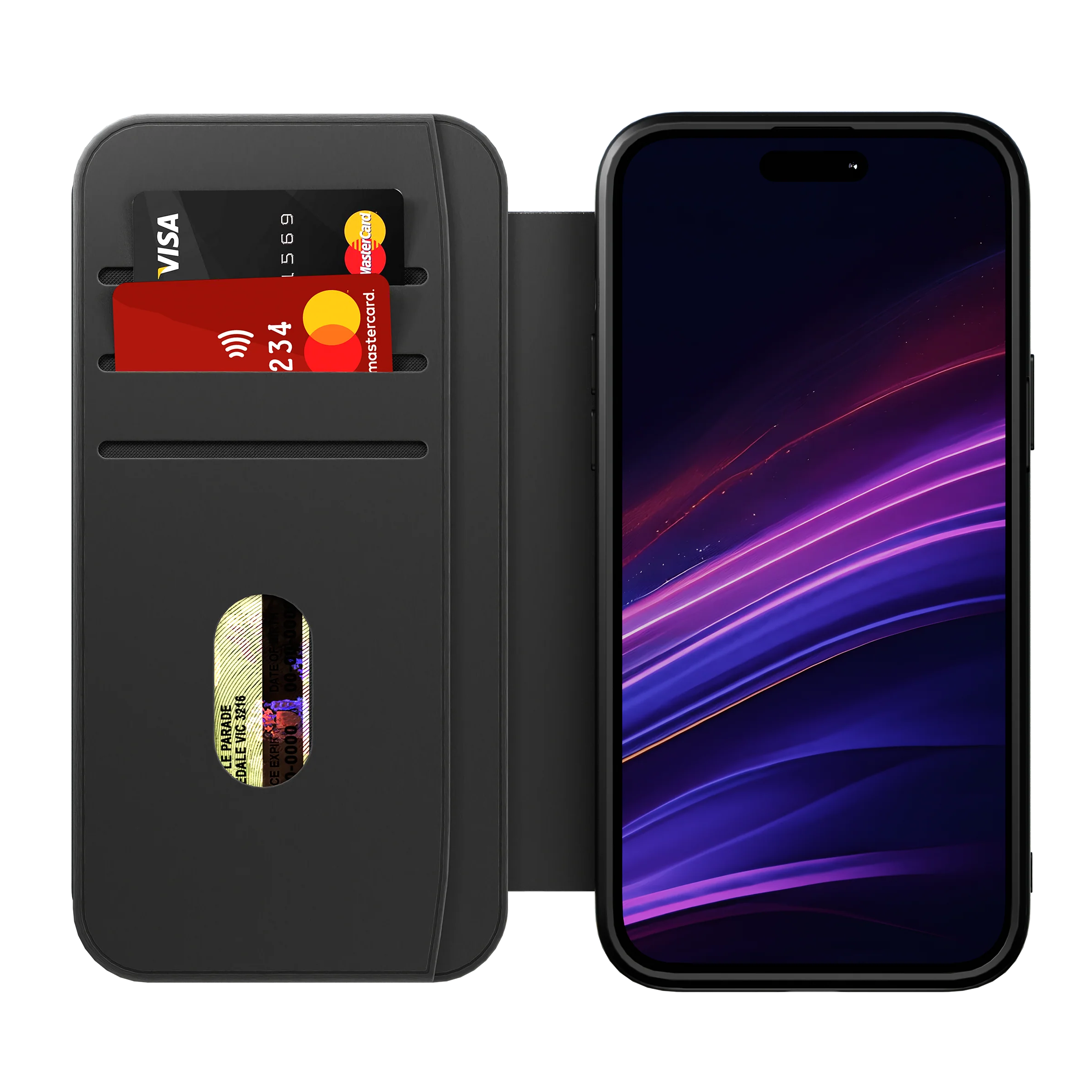 Leather Wallet Case for iPhone 16 Pro Max - Image 5