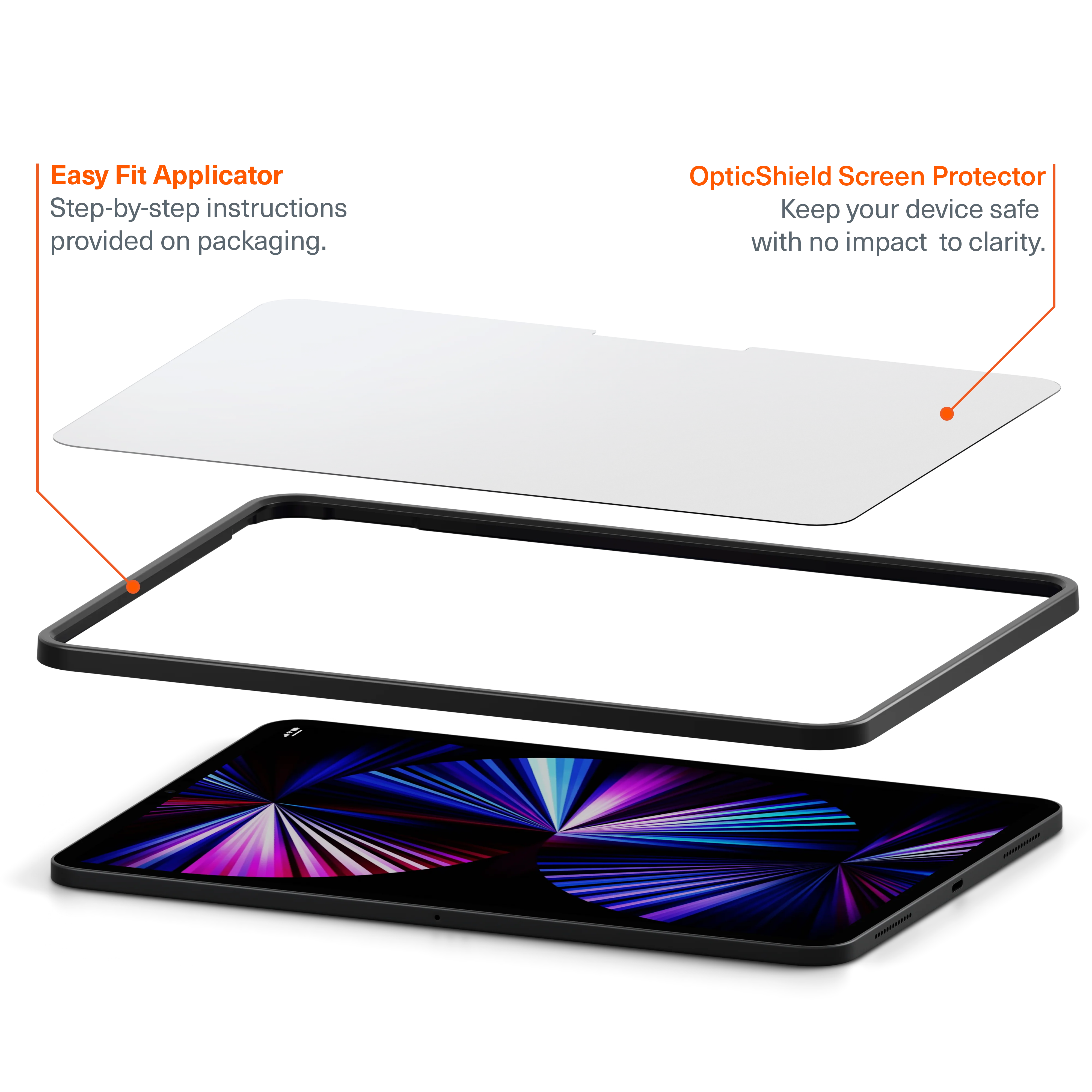 Glass Screen Protector for iPad Pro 11 (M5-M4) - Image 3